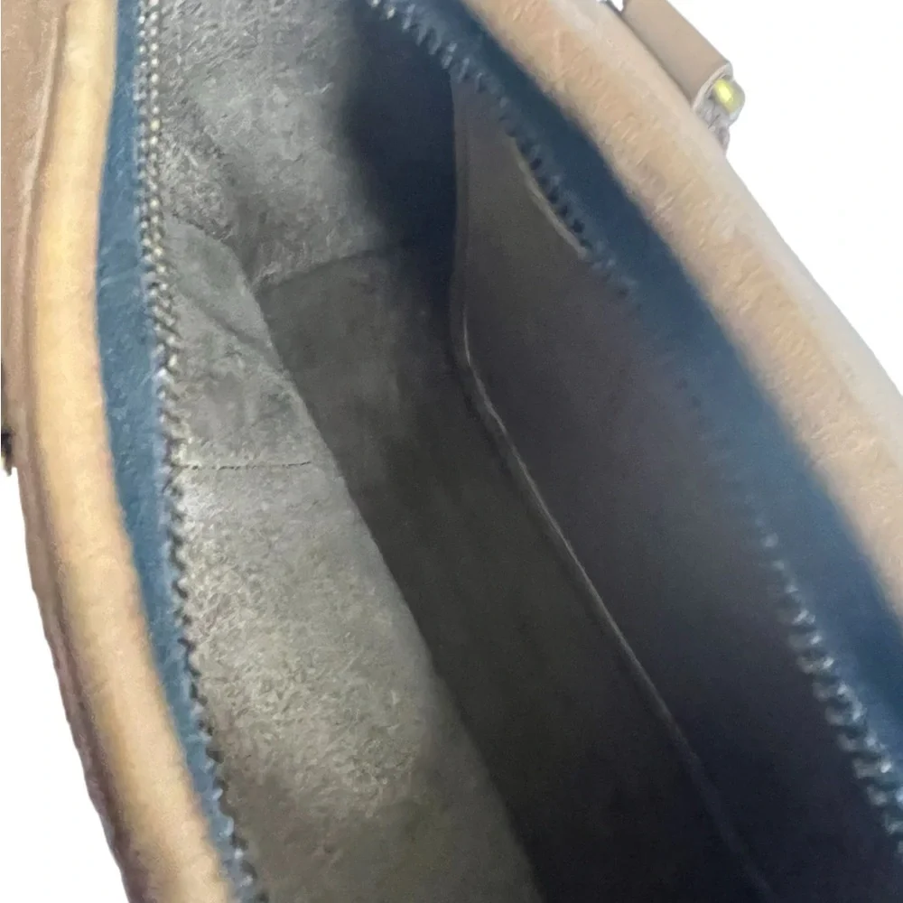 Vintage Coach NYC Madison Satchel Large 9615 Putty 1980s - Picture 8 of 16